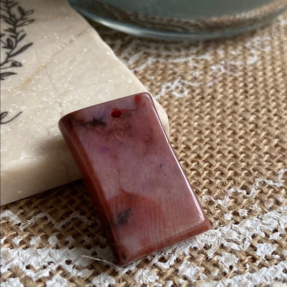 Rectangular Stone Pendant - Picture 2 of 6